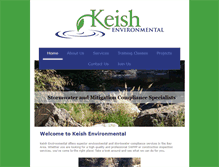 Tablet Screenshot of keish-environmental.com